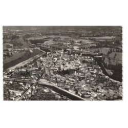DIGOIN: vue panoramique sur la ville, le canal et la loire vue aérienne 10X15 - très bon état