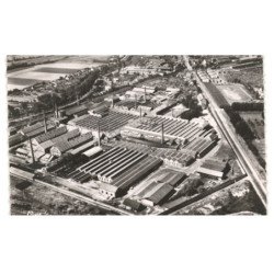 DIGOIN: la faïencerie vue aérienne 10X15 - très bon état