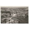 LOUHANS: les ponts sur la seille vue aérienne 10X15 - état (timbre arraché)