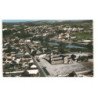 GUEUGNON: la place de l'église vue aérienne 10X15 - très bon état