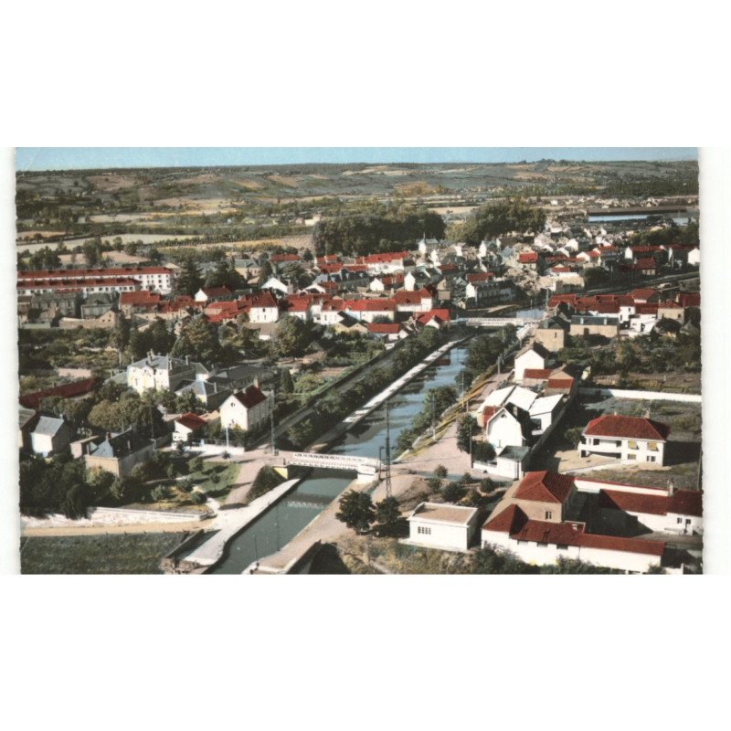 DIGOIN: canal du centre vue aérienne 10X15 - très bon état
