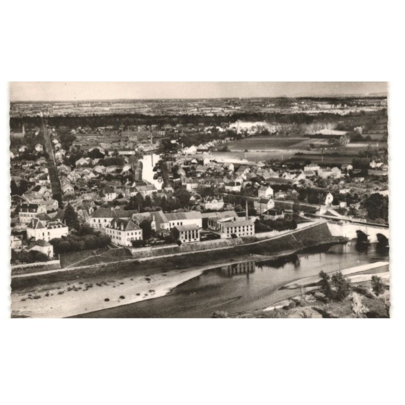 DIGOIN: vue générale, vue aérienne 10X15 - très bon état