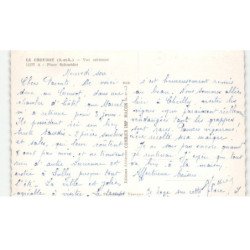 LE CREUSOT: place schneider vue aérienne 10X15 - très bon état