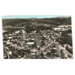 LE CREUSOT: rue edith cavell et la molette vue aérienne 10X15 - très bon état