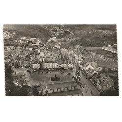 LE CREUSOT: place schneider vue aérienne 10X15 - très bon état