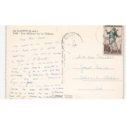 LA CLAYETTE: le château vue aérienne 10X15 - très bon état