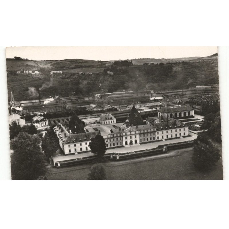 LE CREUSOT: le château de la verrerie vue aérienne 10X15 - très bon état