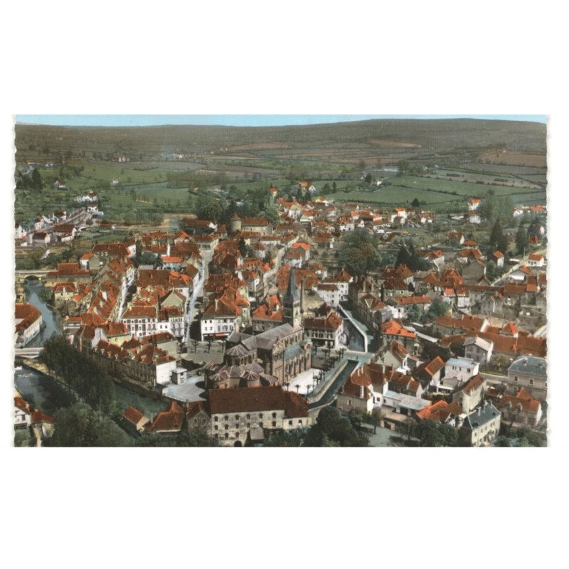 CHARRETTE: quartier des villas vue aérienne 10X15 - très bon état