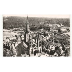 AUTUN: la cath"drale vue aérienne 10X15 - très bon état