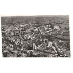 AUTUN: sur le faubourg saint-blaise vue aérienne 10X15 - très bon état