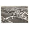 CHALONS-sur-SAONE: saint-marcel et la saône vue aérienne 10X15 - très bon état