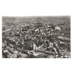 AUTUN: faubourg saint-blaise vue aérienne 10X15 - très bon état