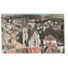 LOUHANS: l'église saint-pierre vue aérienne 10X15 - très bon état