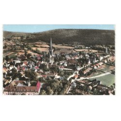 AUTUN: institution saint-lazare et la cathédrale vue aérienne 10X15 - très bon état