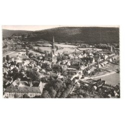 AUTUN: l'institution saint-lazare et la cathédrale vue aérienne 10X15 - très bon état