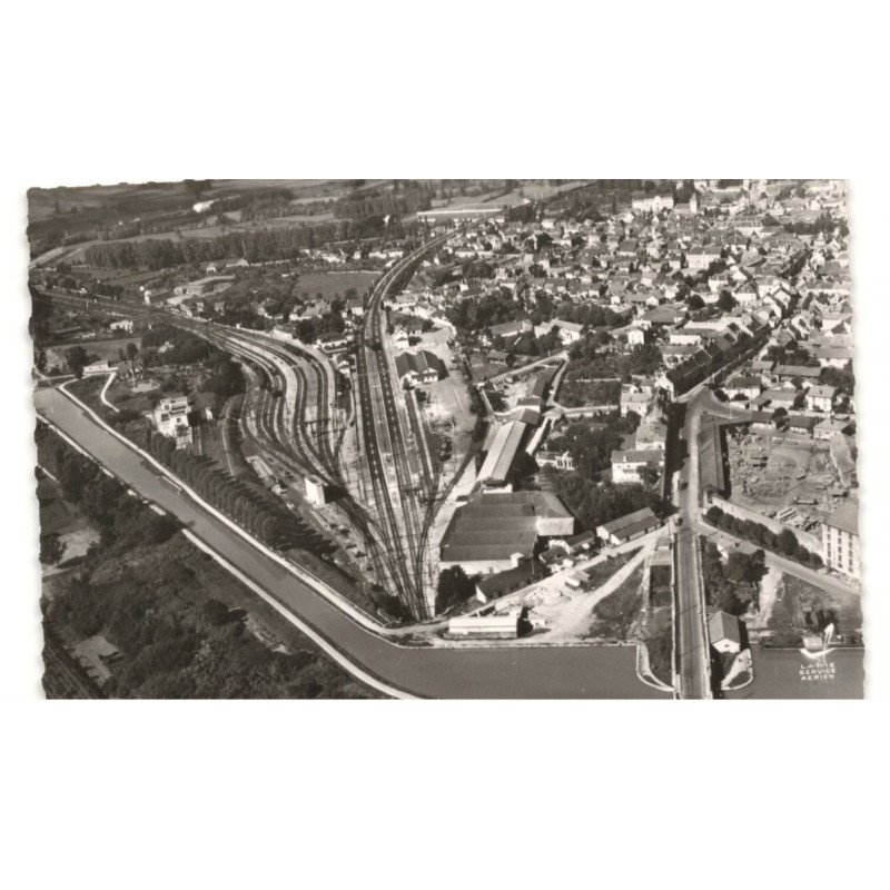 CHAGNY: vue panoramique aérienne 10X15 - très bon état
