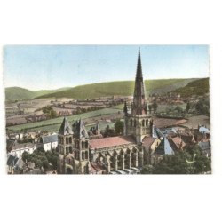 AUTUN: la cathédrale aérienne 10X15 - très bon état