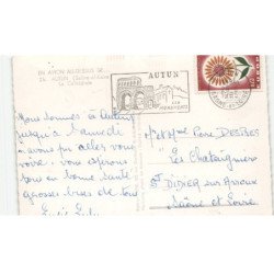 AUTUN: la cathédrale aérienne 10X15 - très bon état
