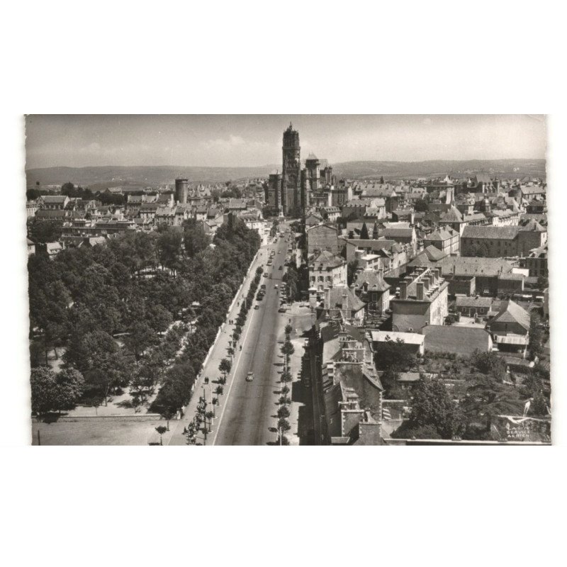 RODEZ: avenue victor hugo vue aérienne 10X15 - très bon état