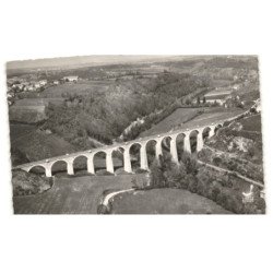 RODEZ: viaduc de la gascarie vue aérienne 10X15 - très bon état