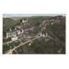 NAJAC: l'église XIIIe siècle et le château fort XIIIe siècle vue aérienne 10X15 - très bon état