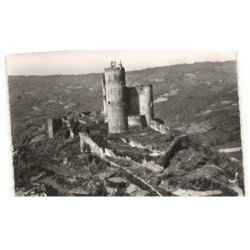 NAJAC: le château fort XIIe siècle vue aérienne 10X15 - très bon état
