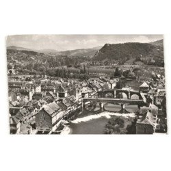 ESPALION: le lot et sa chaussée vue aérienne 10X15 - très bon état