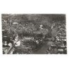 VILLEFRANCHE-de-ROUERGUE: vue panoramique, bords de l'aveyron vue aérienne 10x15 - très bon état