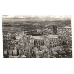RODEZ: la cathédrale, face sud vue aérienne 10x15 - très bon état