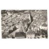 VILLEFRANCHE-de-ROUERGUE: vue générale sur les halle et la cathédrale vue aérienne 10x15 - très bon état