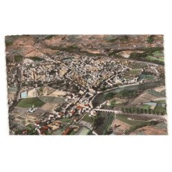 MILLAU: pont le rouge et pont de cureplat vue aérienne 10x15 - très bon état