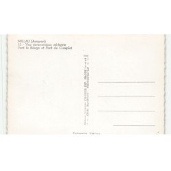 MILLAU: pont le rouge et pont de cureplat vue aérienne 10x15 - très bon état
