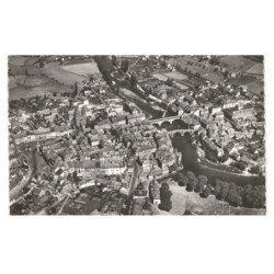 ESPALION: la ville et le lot vue aérienne 10x15 - très bon état