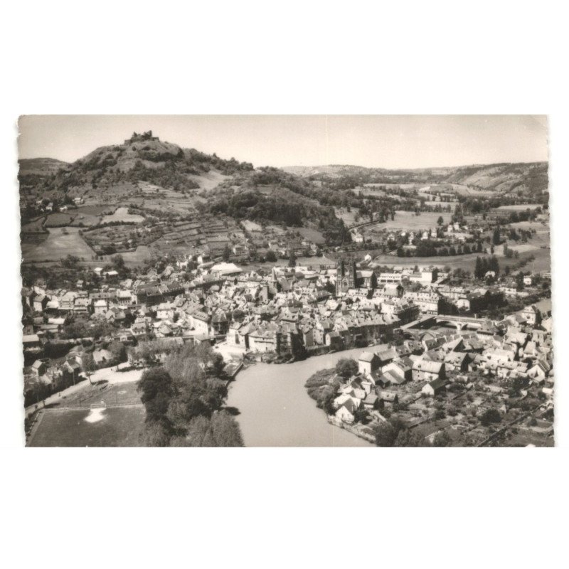 ESPALION: vue générale vue aérienne 10x15 - état