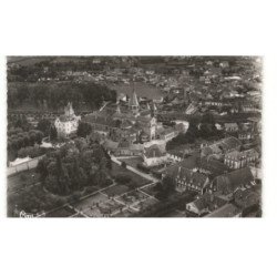 PARAY-le-MONIAL: vue générale sur la basilique vue aérienne 10X15 - très bon état