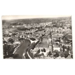 PARAY-le-MONIAL: vue générale vue aérienne 10X15 - très bon état