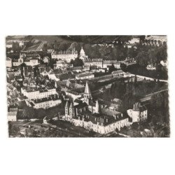 PARAY-le-MONIAL: vue panoramique au 1er plan la basilique Xe et XIe siècle vue aérienne 10X15 - très bon état