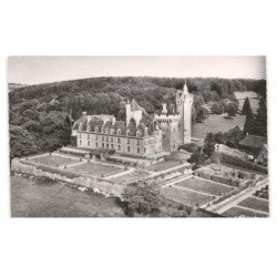 MONTCEAU-les-MINES: le château du plessis vue aérienne 10X15 - très bon état