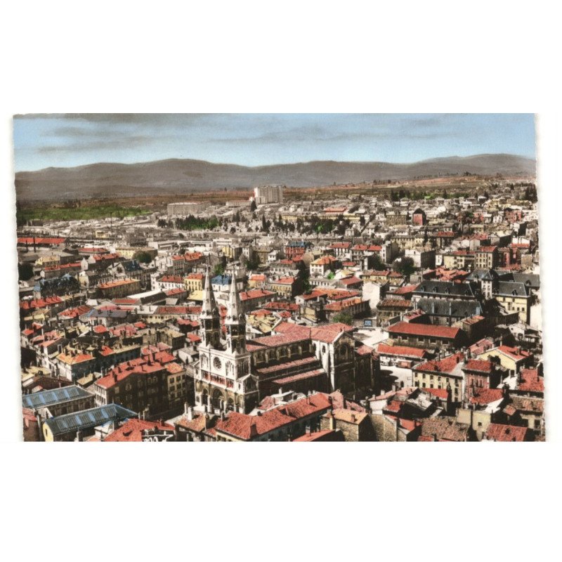 MACON: vue générale vue aérienne 10X15 - très bon état