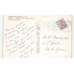 MONTCEAU-les-MINES: collèçge et étang du plessis vue aérienne 10X15 - très bon état