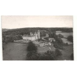 MONTCEAU-les-MINES: château du plessis vue aérienne 10X15 - très bon état