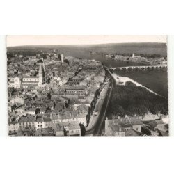 MACON: la trouée de la route impériale nationale n°6 vue aérienne 10X15 - état