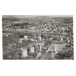 MONTCEAU-les-MINES: centrale electrique vue aérienne 10X15 - très bon état