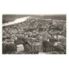 MACON: au 1er plan, église saint-vincent, au fond, la saône vue aérienne 10X15 - très bon état