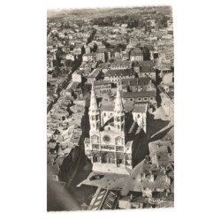 MACON: l'église saint-pierre vue aérienne 10X15 - très bon état