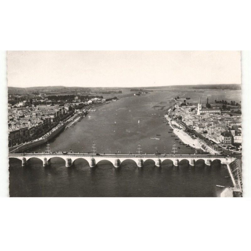MACON: championnats d'europe d'aviron vue aérienne 10X15 - très bon état
