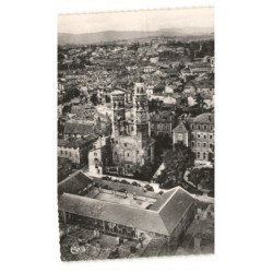MACON: les halles, le vieux saint-vincent, charnay et monts du maconnais vue aérienne 10X15 - très bon état