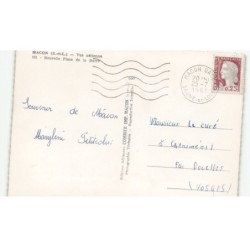 MACON: nouvelle place de la barre vue aérienne 10X15 - très bon état