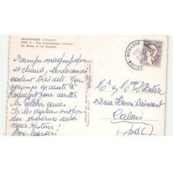 ROQUEFORT: vue panoramique, le bourg et les rochers vue aérienne 10x15 - très bon état
