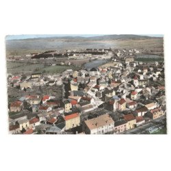 LA CAVALERIE: vue générale, au fond, le camp du larzac vue aérienne 10x15 - état